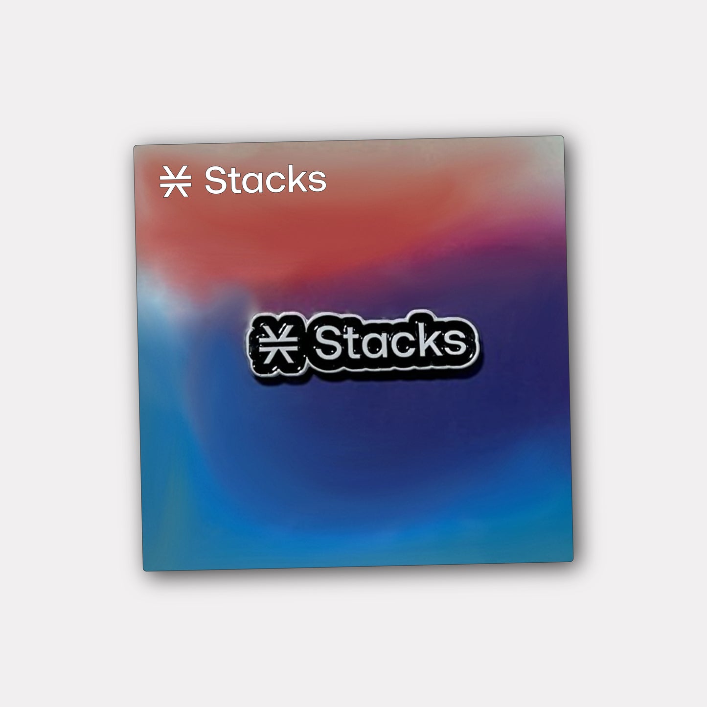 Stacks Enamel Pin