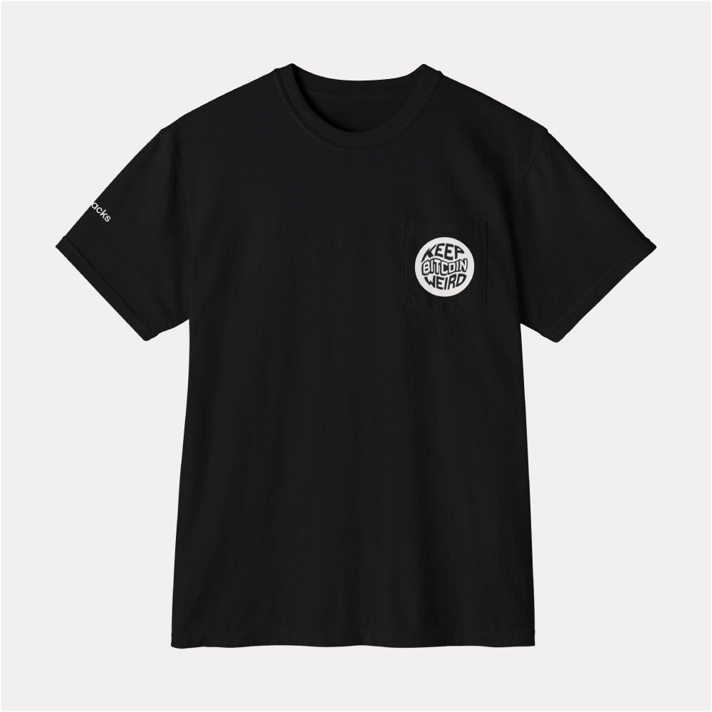 Keep Bitcoin Weird LE Pocket Tee